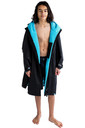 2023 Dryrobe Junior Vorauszahlung Lang rmel ndern Kleid V3 V3KSLSDA - Black / Blue